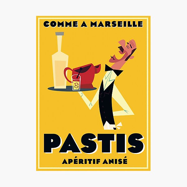 Item preview, Pastis poster designed and sold by GAGodel.