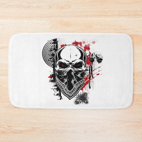 Item preview, Skull Mask Trash Polka  Art Graphic Red Eyes Skull  designed and sold by urban-design.