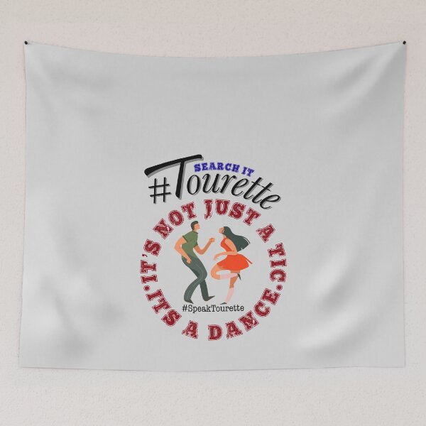 Item preview, #Tourette - it’s Not Just A Tic, It’s A Dance, Tourette Syndrome Awareness , Tourettes designed and sold by MJDezigns.