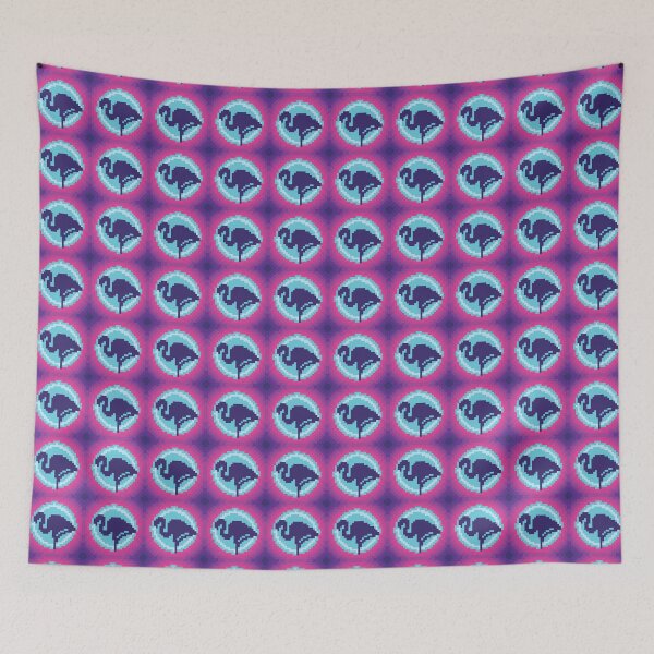 Item preview, Flamingo Mosaic designed and sold by Kaela Peters.