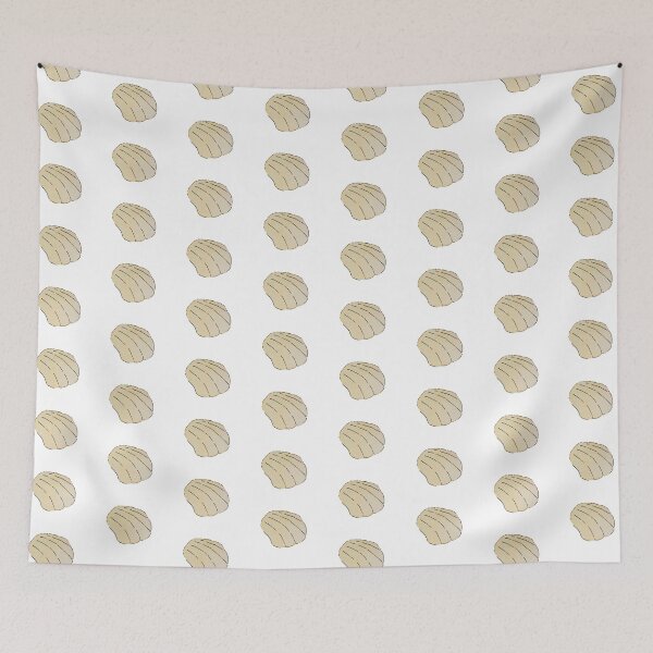 Item preview, Watercolor Yellow Clam Shell designed and sold by WildernessStore.