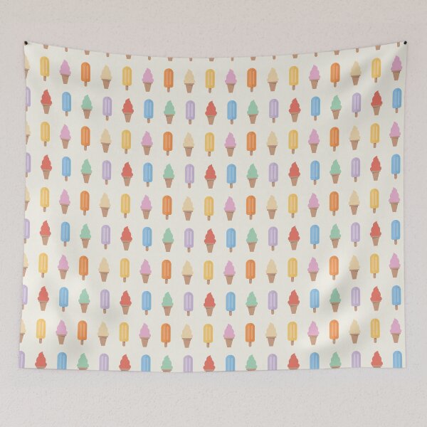 Item preview, Ice Cream Summer Food Illustration Pattern designed and sold by StudioUnrefined.