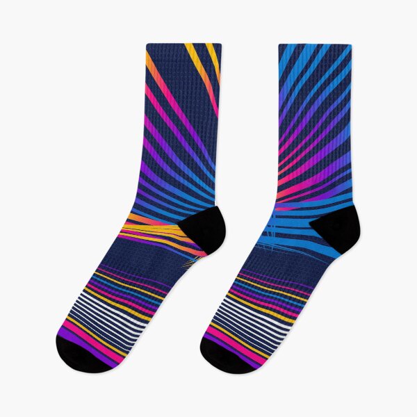 Item preview, Retro neon lasers abstract design designed and sold by mrhighsky.