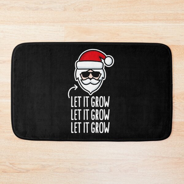 Item preview, Let it grow Santa Claus beard hipster barber Christmas party Funny cartoon Santa ugly Christmas Hipster gift designed and sold by LaundryFactory.