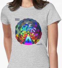The rainbow road Women's Fitted T-Shirt