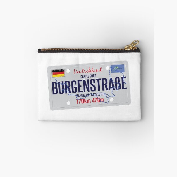 Item preview, Castle Road Iconic German Motorcycle Route Burgenstrasse Sticker & T-Shirt 01 designed and sold by OuterShellUK.
