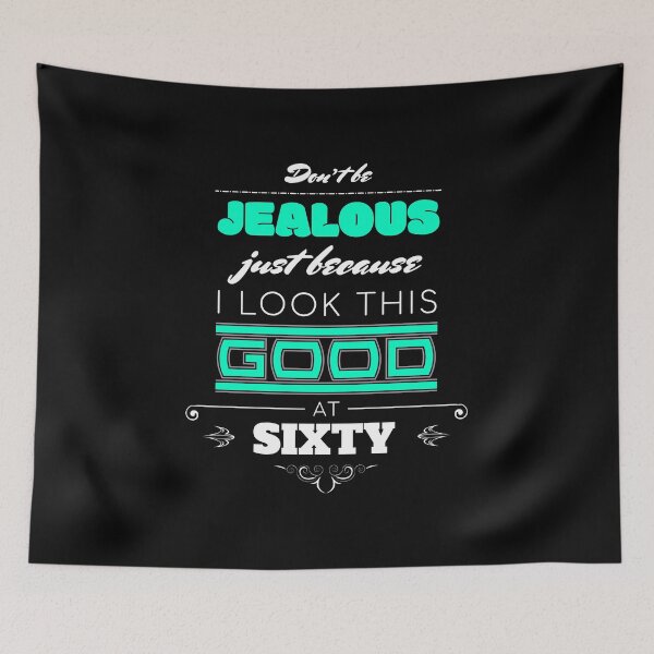 Item preview, Funny 60th Birthday Gift Looking Good at Sixty designed and sold by LarkDesigns.