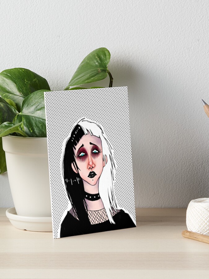 Couch Goth Art Board Print for Sale by OGMermaid93