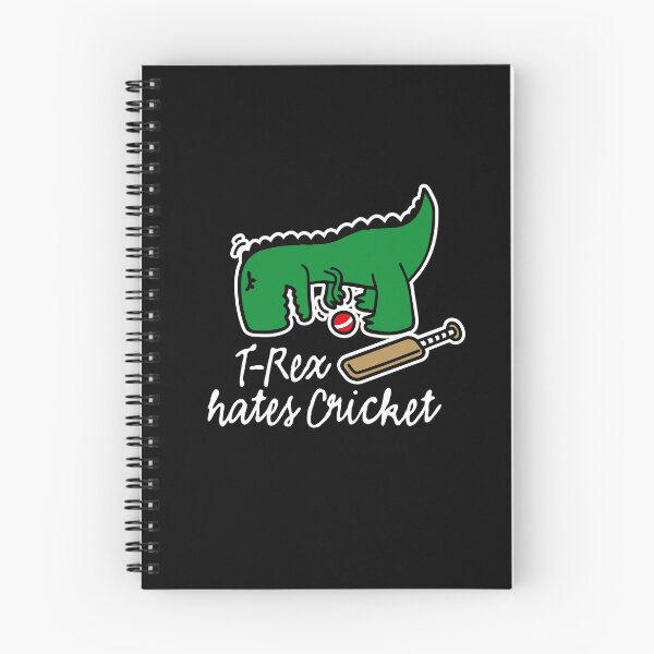 Item preview, T-Rex hates cricket dinosaur funny coach t rex trex gift Funny kids cricket player funny cricket cartoon designed and sold by LaundryFactory.