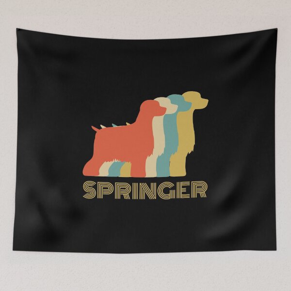 Item preview, Springer Spaniel Dog Breed Vintage Look designed and sold by LarkDesigns.