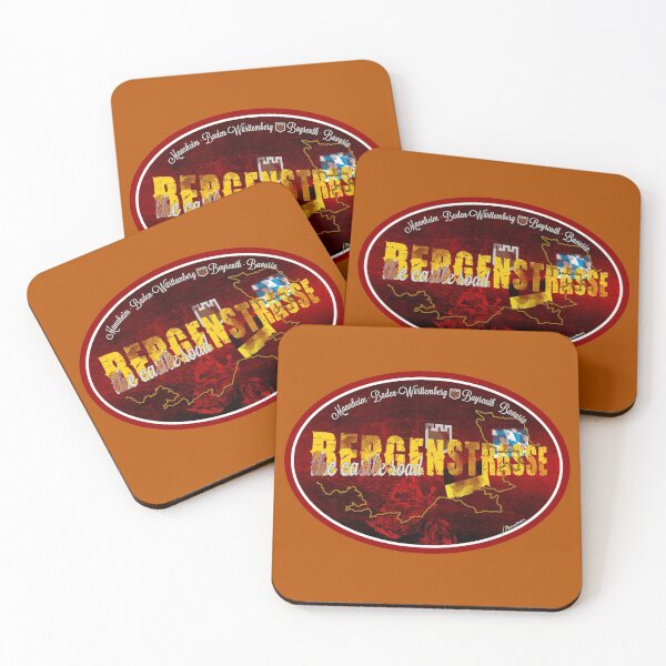 Item preview, Castle Road Iconic German Motorcycle Route Burgenstrasse Sticker & T-Shirt 02 designed and sold by OuterShellUK.