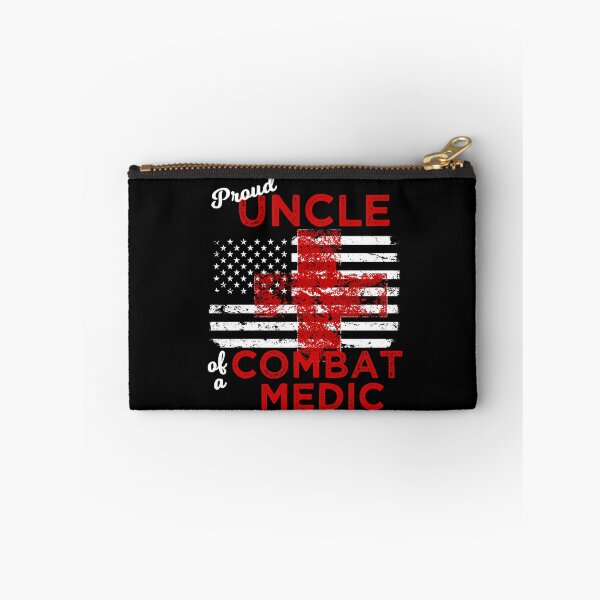 Item preview, Proud Uncle of Combat Medic Distressed Flag designed and sold by LarkDesigns.