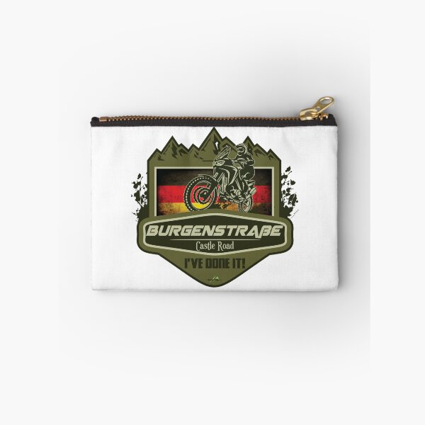 Item preview, Castle Road Iconic German Motorcycle Route Burgenstrasse Sticker & T-Shirt 03 designed and sold by OuterShellUK.