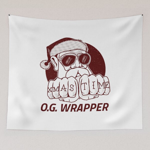 Item preview, OG Wrapper Gangster Santa designed and sold by modernzen.