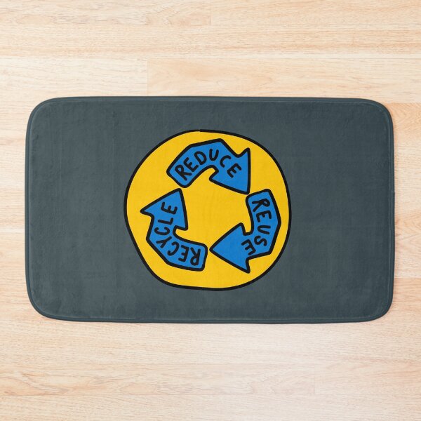 Item preview, Reduce, Re-Use, Recycle - Yellow & Blue designed and sold by MOREDANKMEMES.