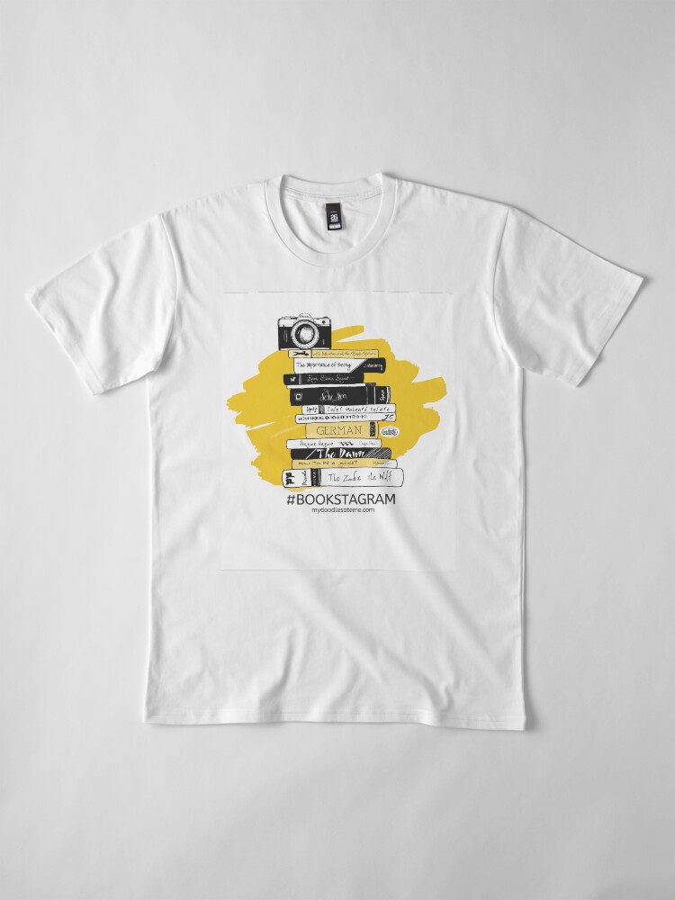 Alternate view of Book Photography Hashtag Bookstagram Premium T-Shirt