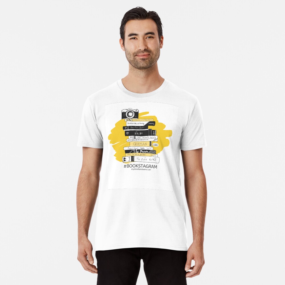 Book Photography Hashtag Bookstagram Premium T-Shirt