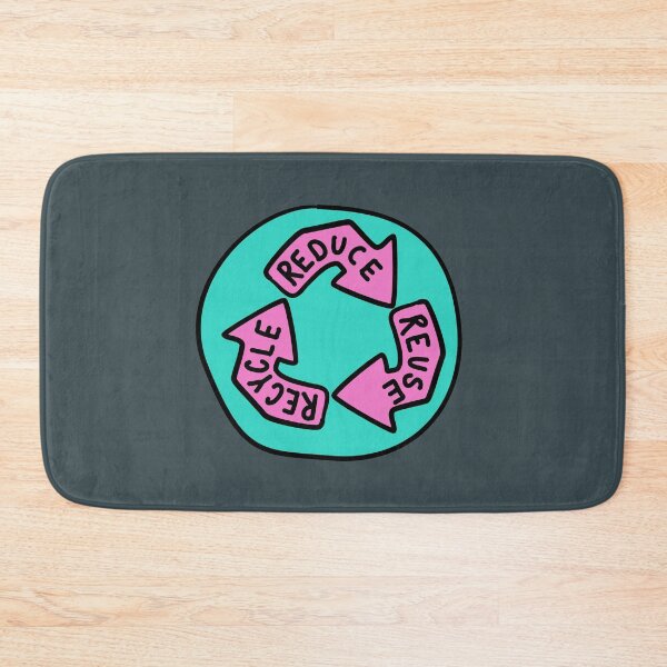 Item preview, Reduce, Re-Use, Recycle - Teal & Pink designed and sold by MOREDANKMEMES.