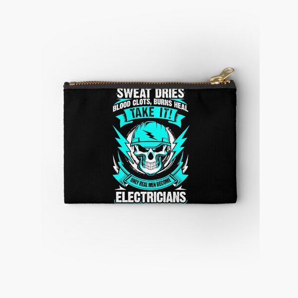 Item preview, Only Real Men Become Electricians Funny Blue designed and sold by LarkDesigns.