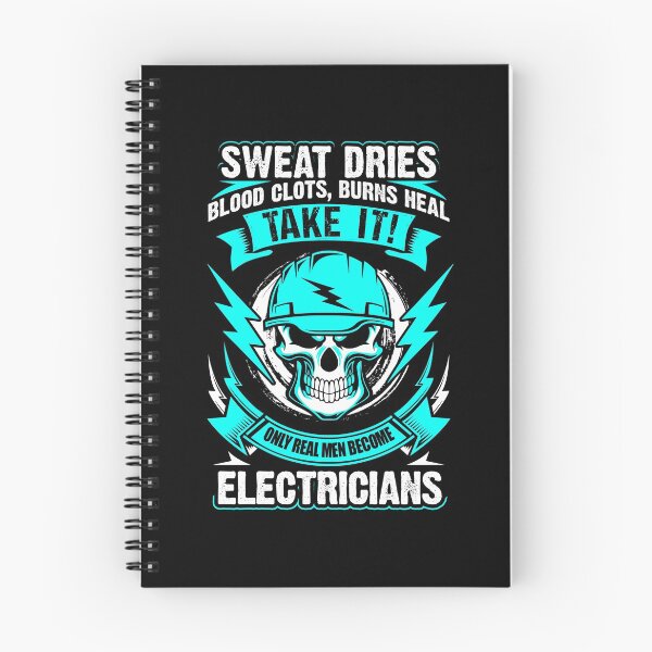 Item preview, Only Real Men Become Electricians Funny Blue designed and sold by LarkDesigns.