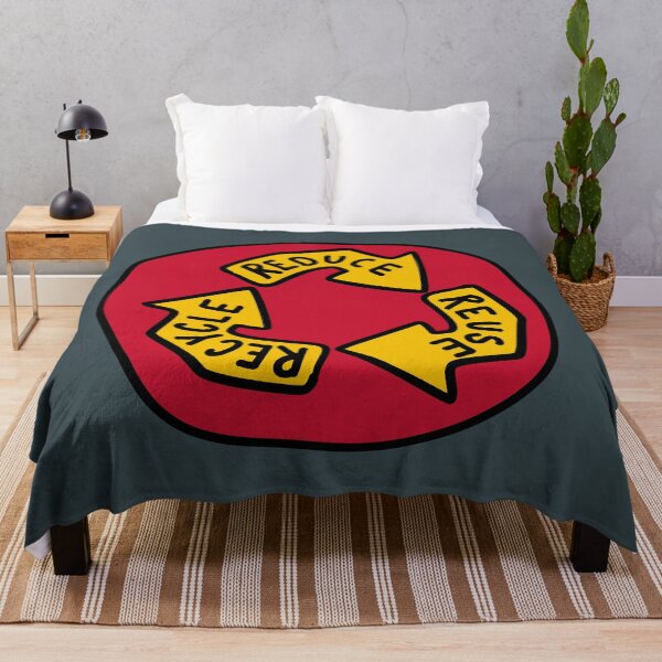 Item preview, Reduce, Re-Use, Recycle - Red & Yellow designed and sold by MOREDANKMEMES.