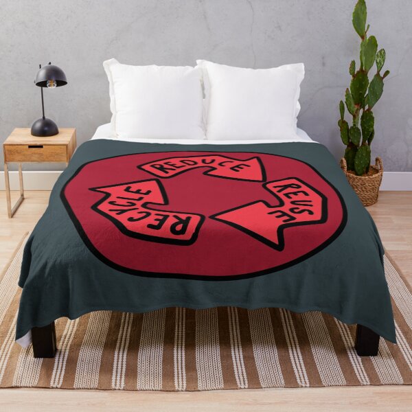 Item preview, Reduce, Re-Use, Recycle - Red designed and sold by MOREDANKMEMES.