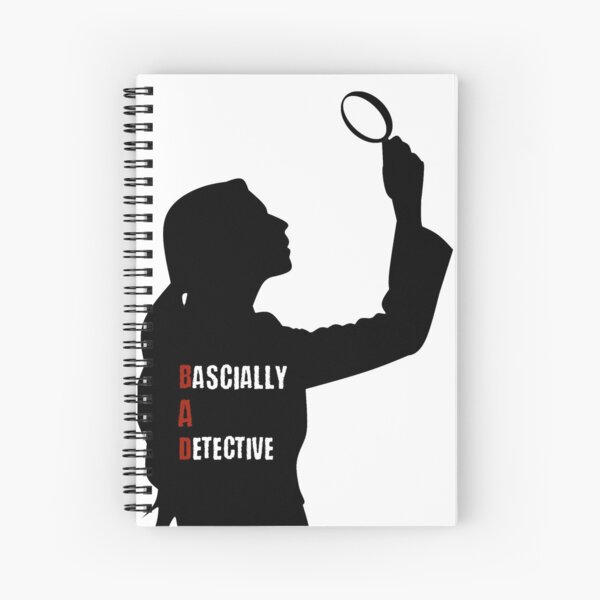 Basically a detective from Frenchtoastygood Spiral Notebook
