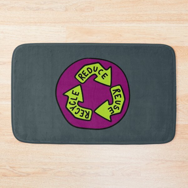 Item preview, Reduce, Re-Use, Recycle - Purple & Green designed and sold by MOREDANKMEMES.