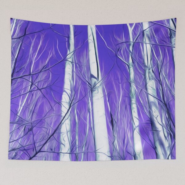 Item preview, White Trees Intense Blue Sky In February designed and sold by miraminerva09.