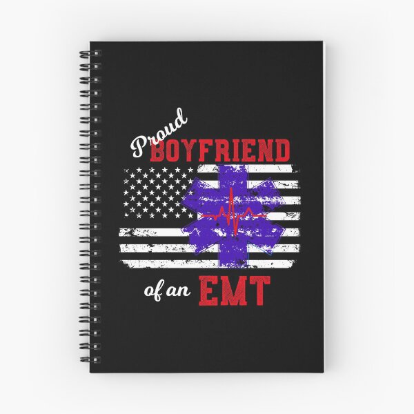 Item preview, Proud Boyfriend of an EMT Paramedic Distressed Flag designed and sold by LarkDesigns.