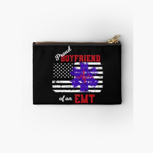 Item preview, Proud Boyfriend of an EMT Paramedic Distressed Flag designed and sold by LarkDesigns.