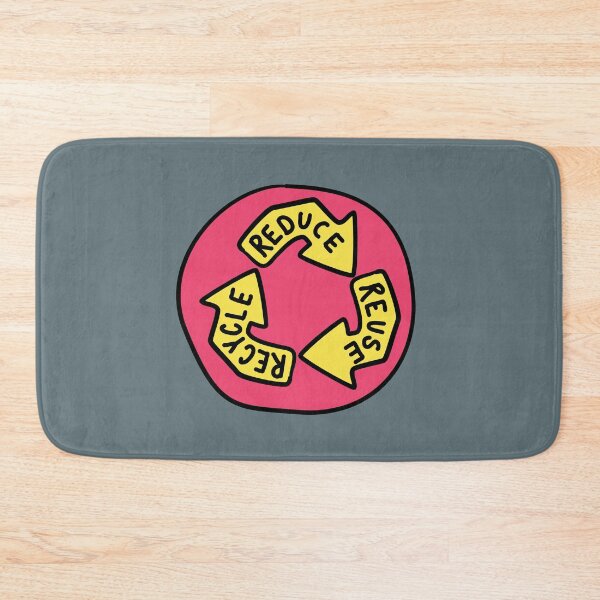 Item preview, Reduce, Re-Use, Recycle - Pink & Yellow designed and sold by MOREDANKMEMES.