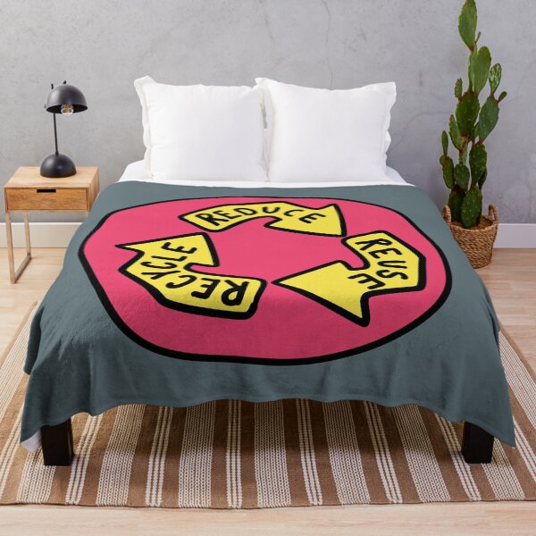 Item preview, Reduce, Re-Use, Recycle - Pink & Yellow designed and sold by MOREDANKMEMES.