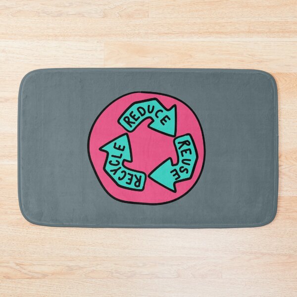 Item preview, Reduce, Re-Use, Recycle - Pink & Teal designed and sold by MOREDANKMEMES.