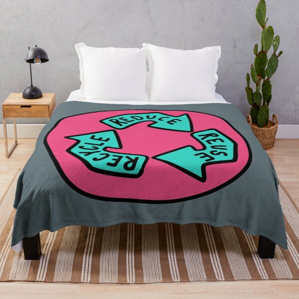 Item preview, Reduce, Re-Use, Recycle - Pink & Teal designed and sold by MOREDANKMEMES.