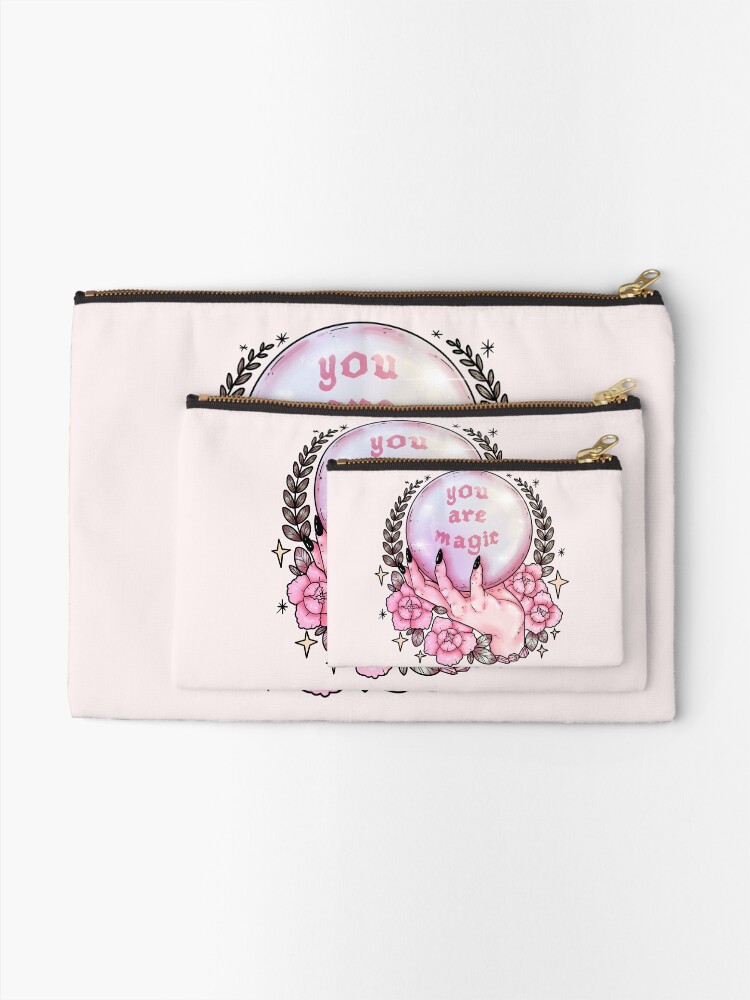 Alternate view of You Are Magic *pink* Zipper Pouch