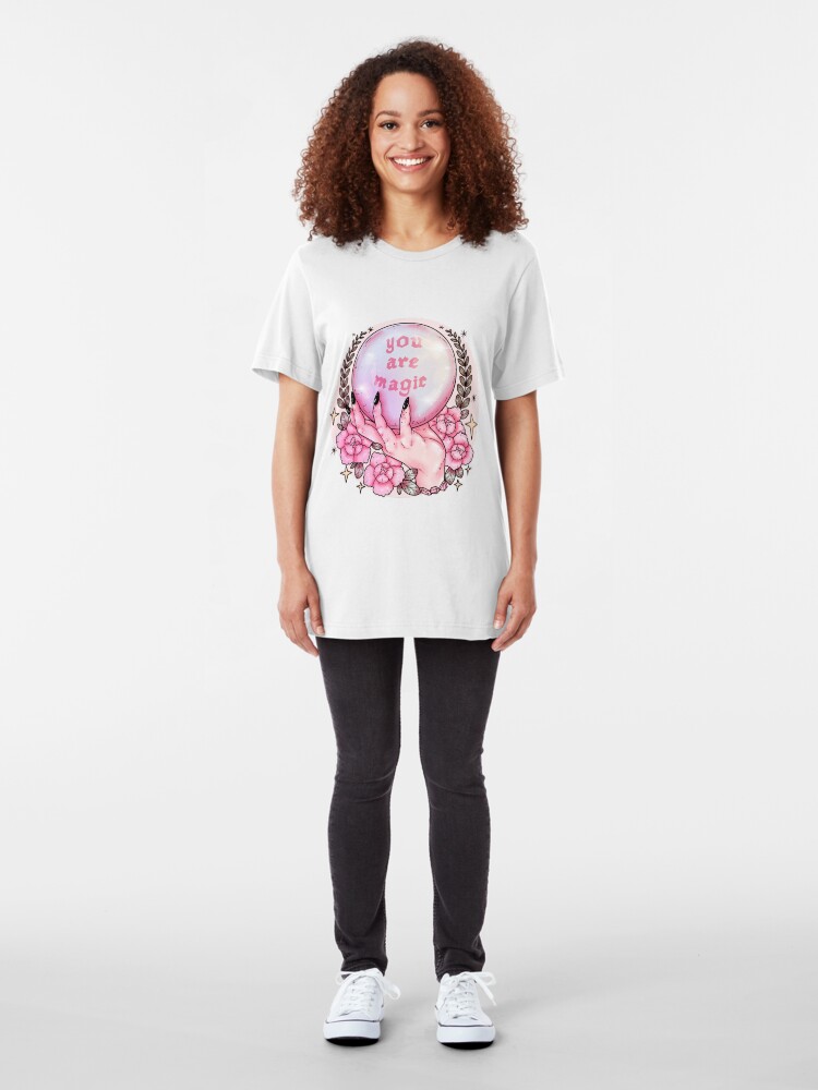 Alternate view of You Are Magic *pink* Slim Fit T-Shirt