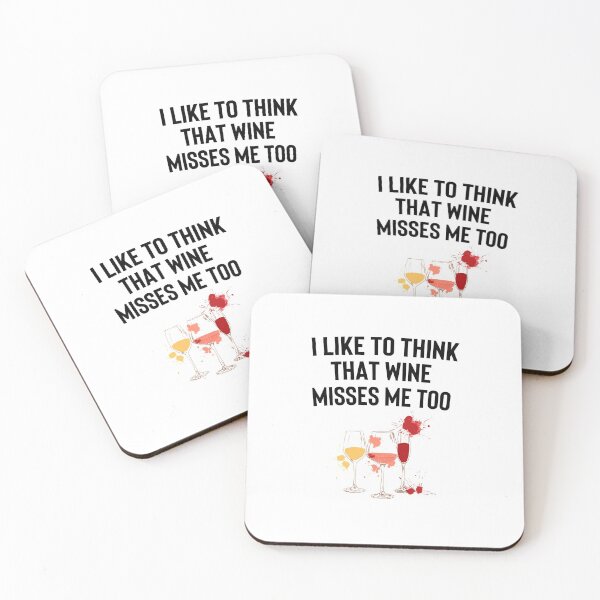 Item preview, Wine Misses Me Too designed and sold by RainbowPandas.