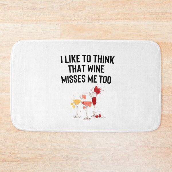 Item preview, Wine Misses Me Too designed and sold by RainbowPandas.