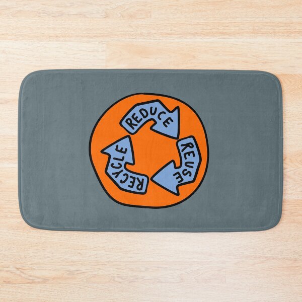 Item preview, Reduce, Re-Use, Recycle - Orange & Blue designed and sold by MOREDANKMEMES.