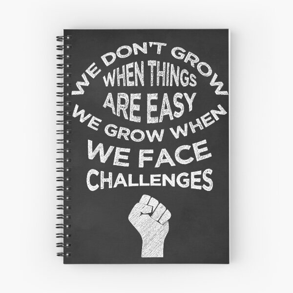 Item preview, We don't Grow When Things are Easy We Grow When We Face Challenges designed and sold by sibgat.