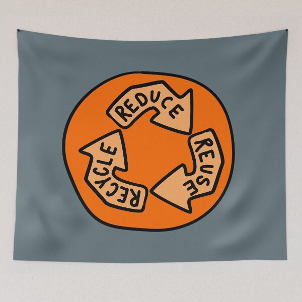 Item preview, Reduce, Re-Use, Recycle - Orange designed and sold by MOREDANKMEMES.