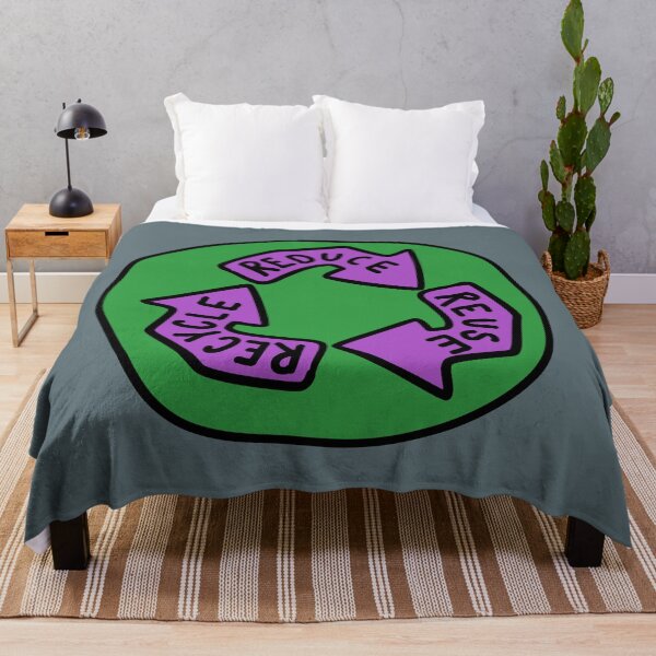 Item preview, Reduce, Re-Use, Recycle - Green & Purple designed and sold by MOREDANKMEMES.