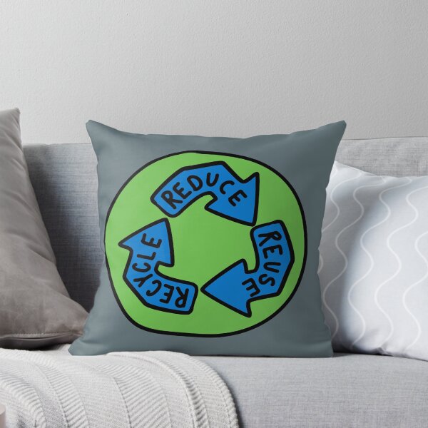 Item preview, Reduce, Re-Use, Recycle - Green & Blue designed and sold by MOREDANKMEMES.