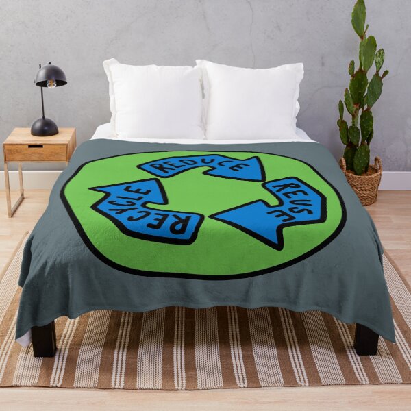 Item preview, Reduce, Re-Use, Recycle - Green & Blue designed and sold by MOREDANKMEMES.