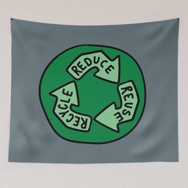 Item preview, Reduce, Re-Use, Recycle - Green  designed and sold by MOREDANKMEMES.