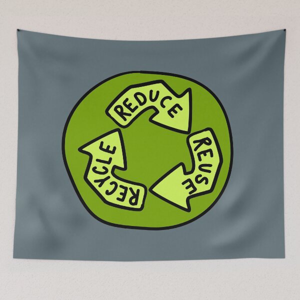 Item preview, Reduce, Re-Use, Recycle - Acid Green  designed and sold by MOREDANKMEMES.