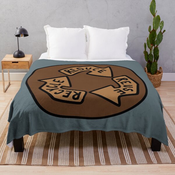 Item preview, Reduce, Re-Use, Recycle - Coffee Brown designed and sold by MOREDANKMEMES.