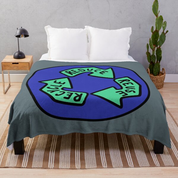 Item preview, Reduce, Re-Use, Recycle - Blue & Teal designed and sold by MOREDANKMEMES.