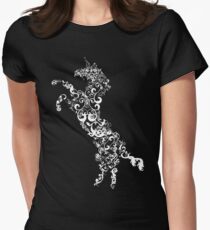 Flourish Unicorn Women's Fitted T-Shirt